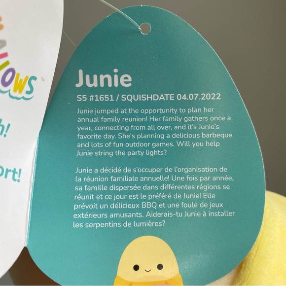 ✨SOLD✨ Junie the Banana 5” Squishmallows 2024 - Picture 4 of 5